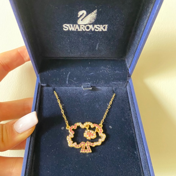 Swarovski Pink Tree Necklace - Picture 2 of 4